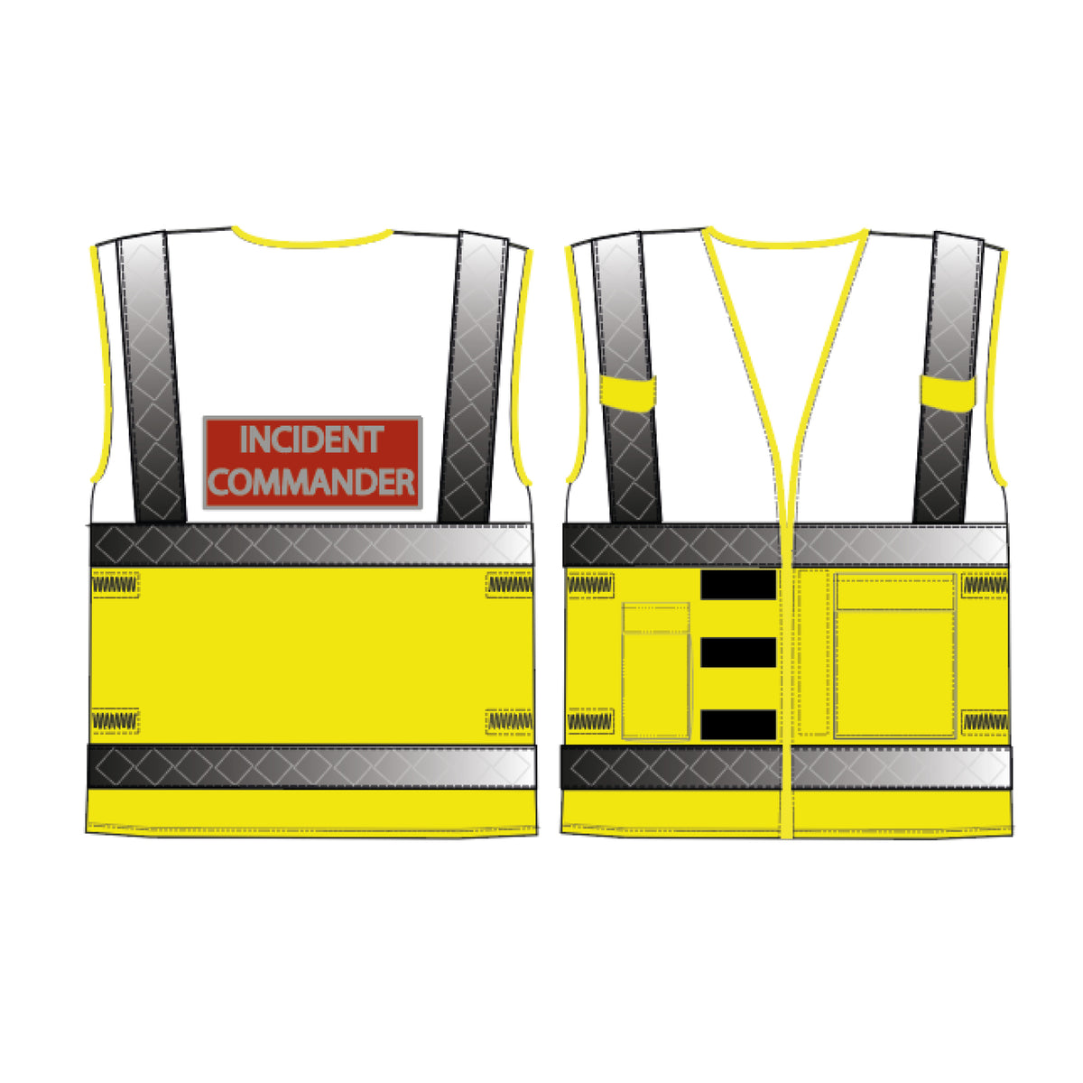 Exercise Control Tabards IONIC Incident Commander Tabard – Ionic Rescue